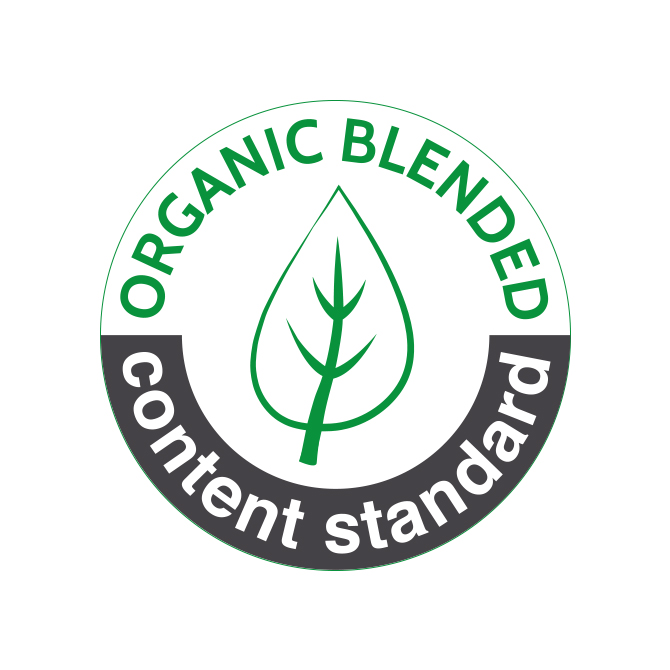 OCS Blended ：原料は5％以上95％未満がオーガニック